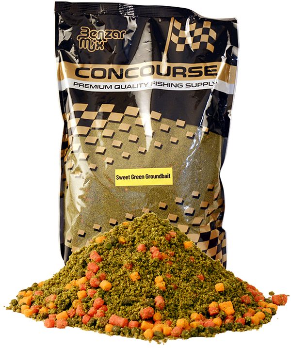 Nada Benzar Mix Concourse Method, Sweet Green Groundbait, 800g