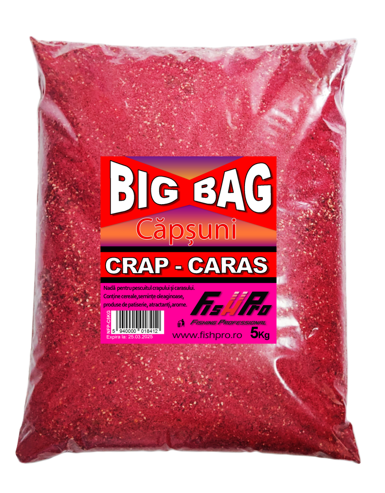 Nada Big Bag 5-Crap Caras-Capsuni-5Kg
