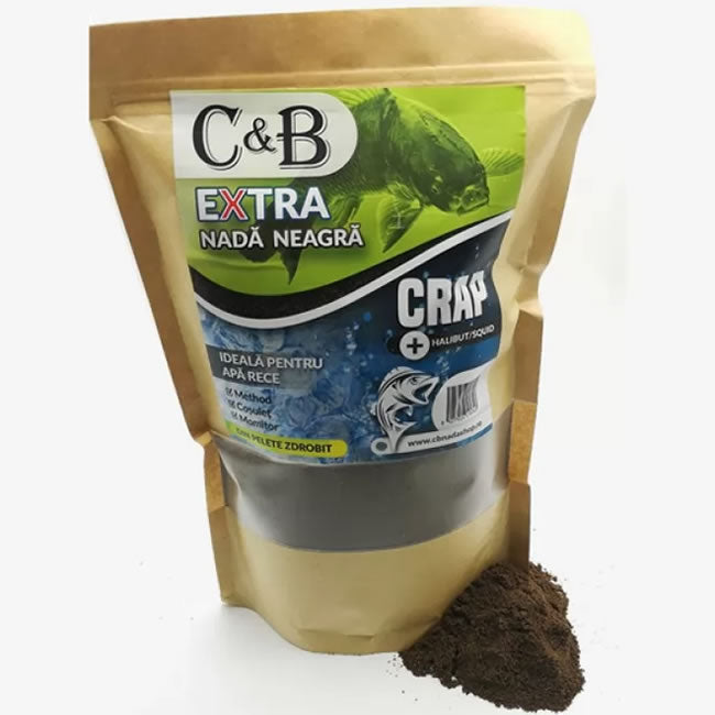 Nada C&amp;B Extra Neagra, Halibut-Squid, 1kg