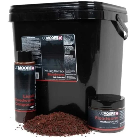 Nada Cc Moore Pva Bag Mix Pack, Bloodworm, 2kg