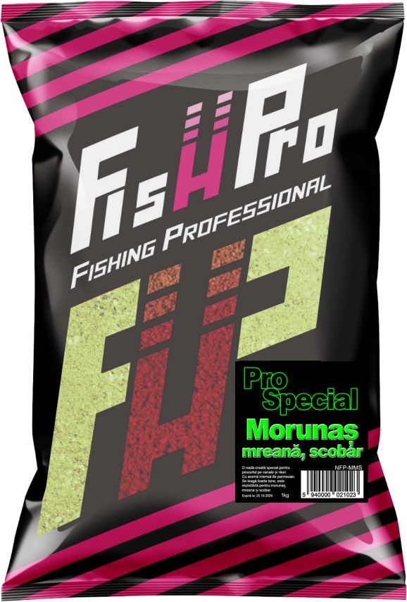 Nada FISH PRO, Morunas Mreana Scobar, Parmezan, 1kg