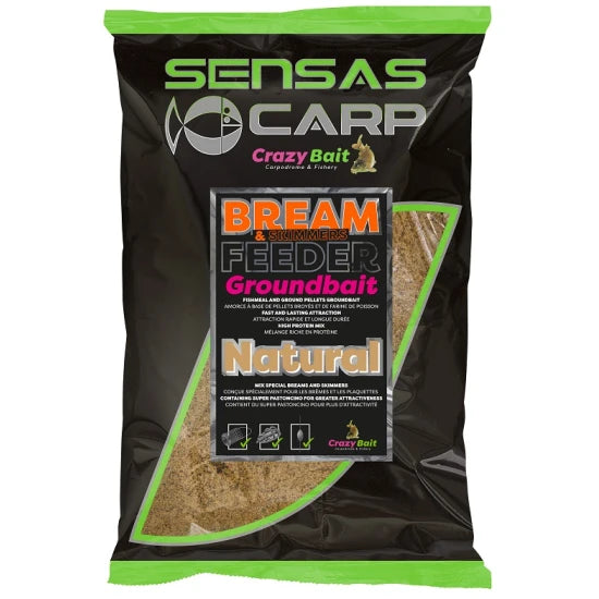 Nada Sensas Uk Big Bag, Bream Feeder Dark, 2kg