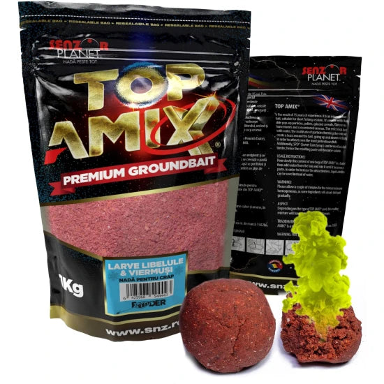 Nada Senzor Top Amix Method Feeder, Larve Libelule Viermusi, 1kg