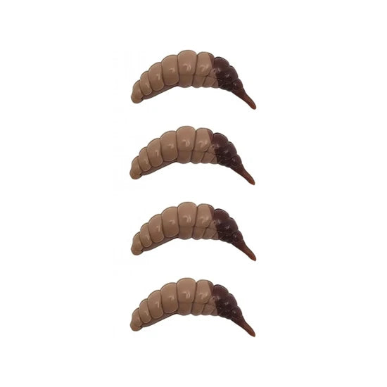 Naluca Fishup Ozi Cheese, 138 Coffee Milk Earthworm, 3cm, 10buc/pac