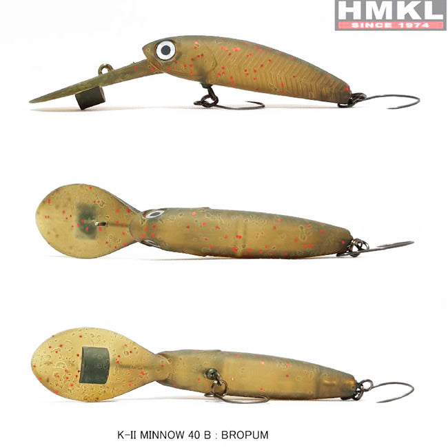 Naluca HMKL K-II Minnow 40mm Bottom - 3.3g Bropum