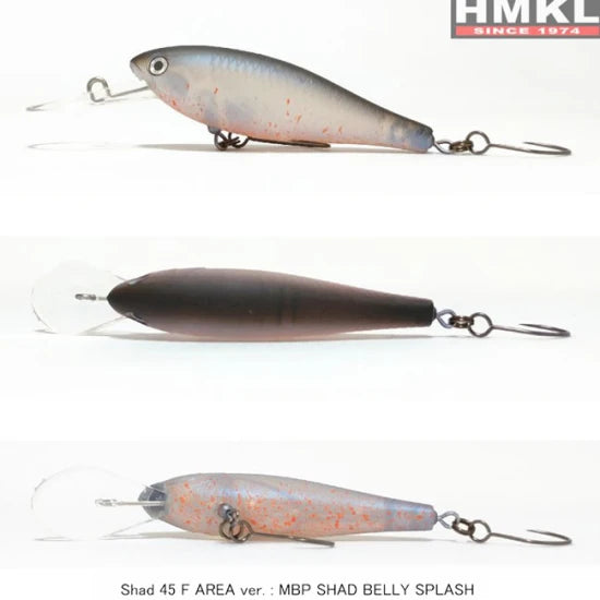 Naluca Hmkl Shad 45 F -2.7g -trout Area Mbp Shad Belly Splash