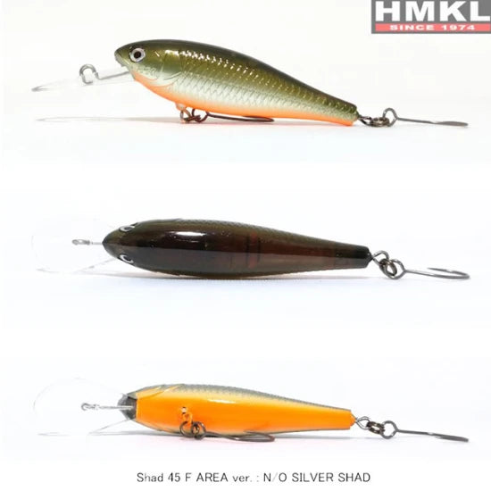 Naluca Hmkl Shad 45 F -2.7g -trout Area N/o Silvder Shad