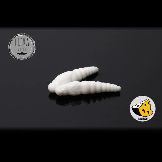Naluca Libra Largo Slim Worm 2.8cm 001 Cheese 15buc