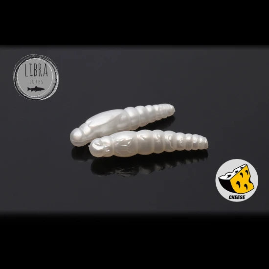 Naluca Libra Largo Slim Worm 2.8cm 004 Cheese 15buc