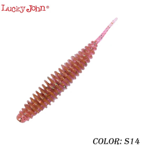 Naluca Lucky John Ultraworm, Culoare S14, 2.5cm, 20buc/pac