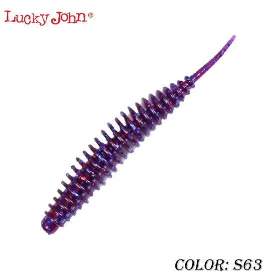 Naluca Lucky John Ultraworm, Culoare S63, 2.5cm, 20buc/pac
