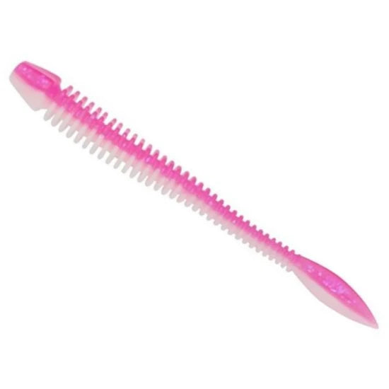 Naluca Power Bait Power Flail, Pink White, 9cm, 8buc/plic