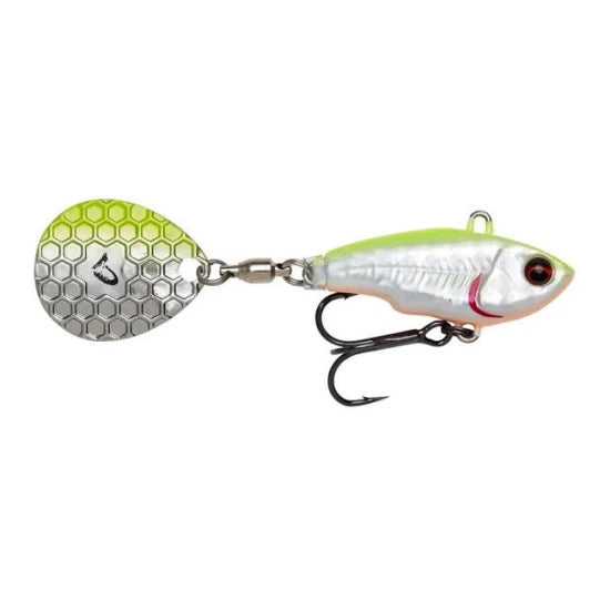 Naluca Savage Gear Fat Tail Nl 6.5cm 12.5g Lemon Black Flash