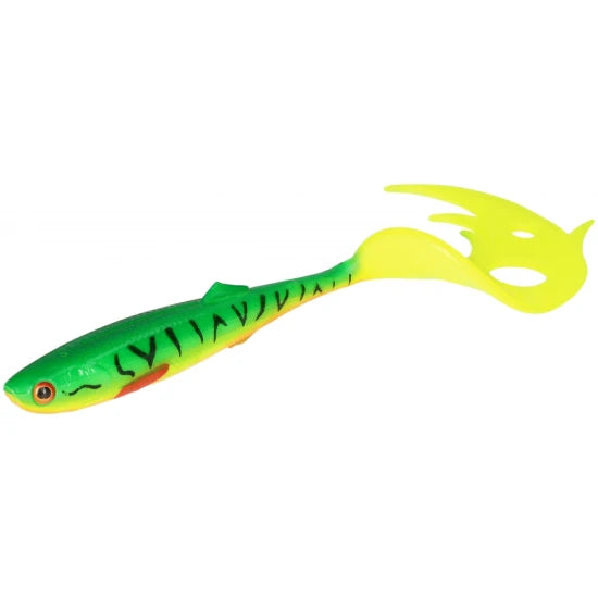 Naluca Sicario Pike Tail 10.5cm/fire Tiger - 4 Buc