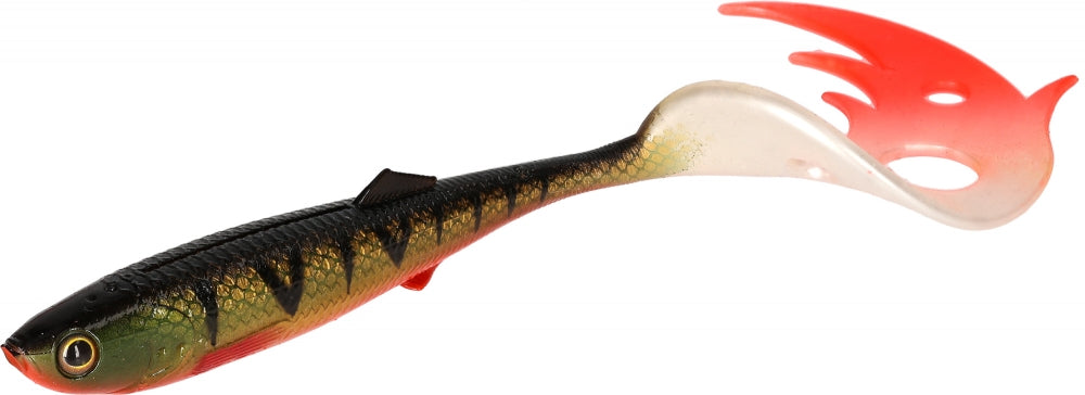 Naluca Sicario Pike Tail 8.5Cm/Bloody Perch - 4Buc