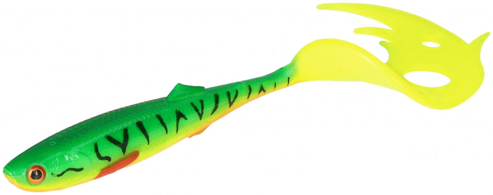 Naluca Sicario Pike Tail 8.5Cm/Fire Tiger - 4Buc