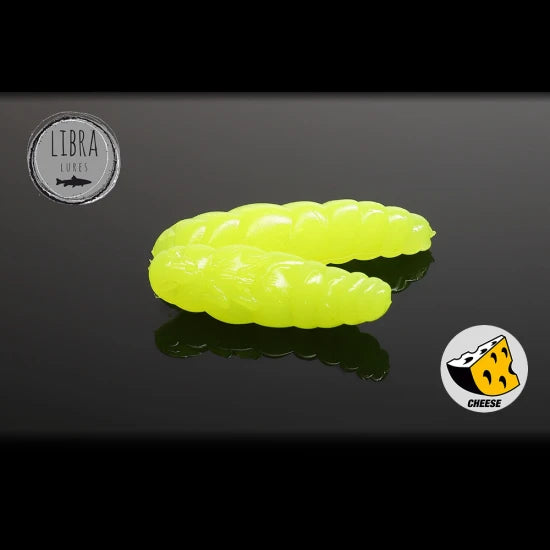 Naluca Worm Libra Largo 3.5cm 006 Cheese 10buc/borcan