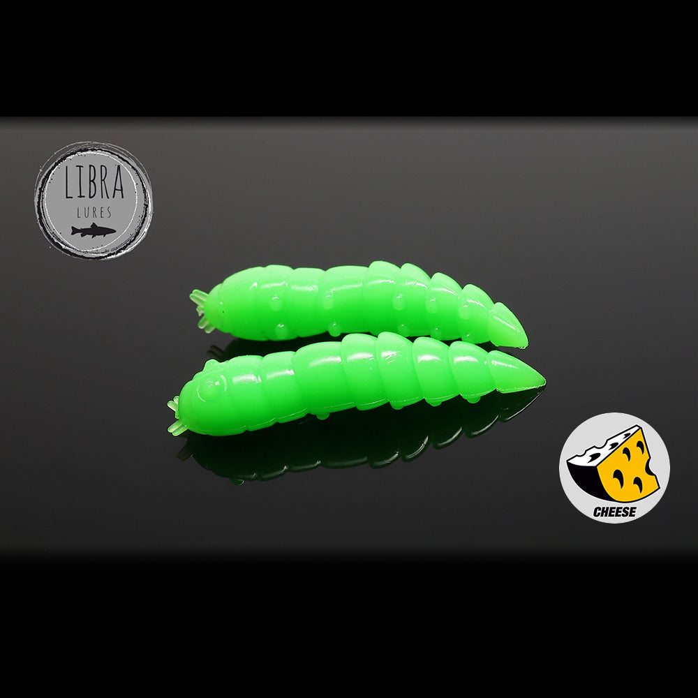 Naluca Worm Libra Lures Kukolka 4.2cm Cheese 026
