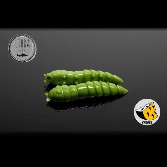 Naluca Worm Libra Lures Kukolka 4.2cm Cheese 031