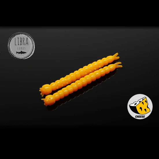 Naluca Worm Libra Slight 3.8cm 008 Cheese 15buc/borcan