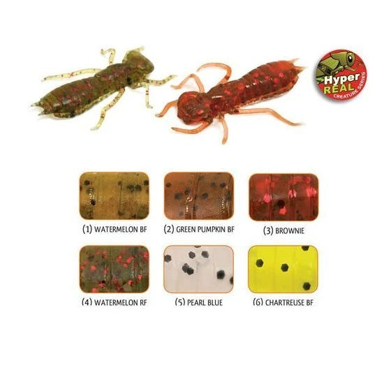 Nimfa Rapture Dragonfly Nymph 4.2cm 1g Watermelon Bf 8buc/plic