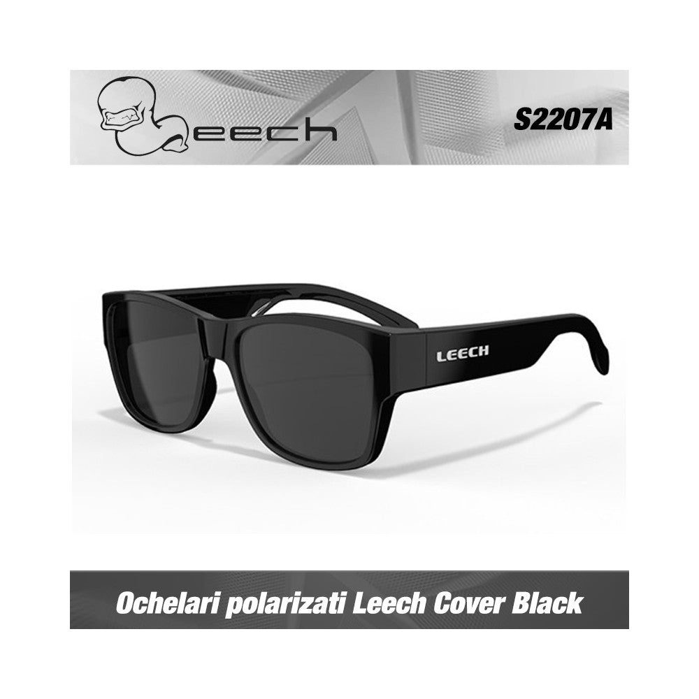 OCHELARI POLARIZATI LEECH COVER BLACK