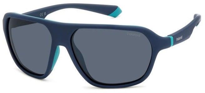 Ochelari De Soare Polaroid PLD 2152/S FLL C3 59, Albastru-Negru Mat