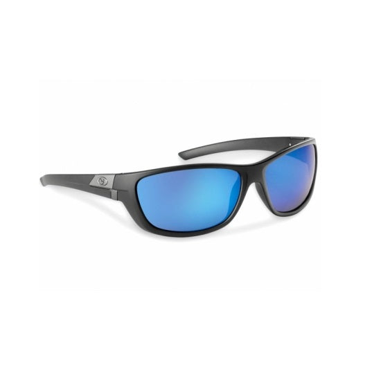 Ochelari Flying Fisherman Bahia Matte Black Smoke Blue Mirror Bahia Matte Black Smoke Blue Mirror