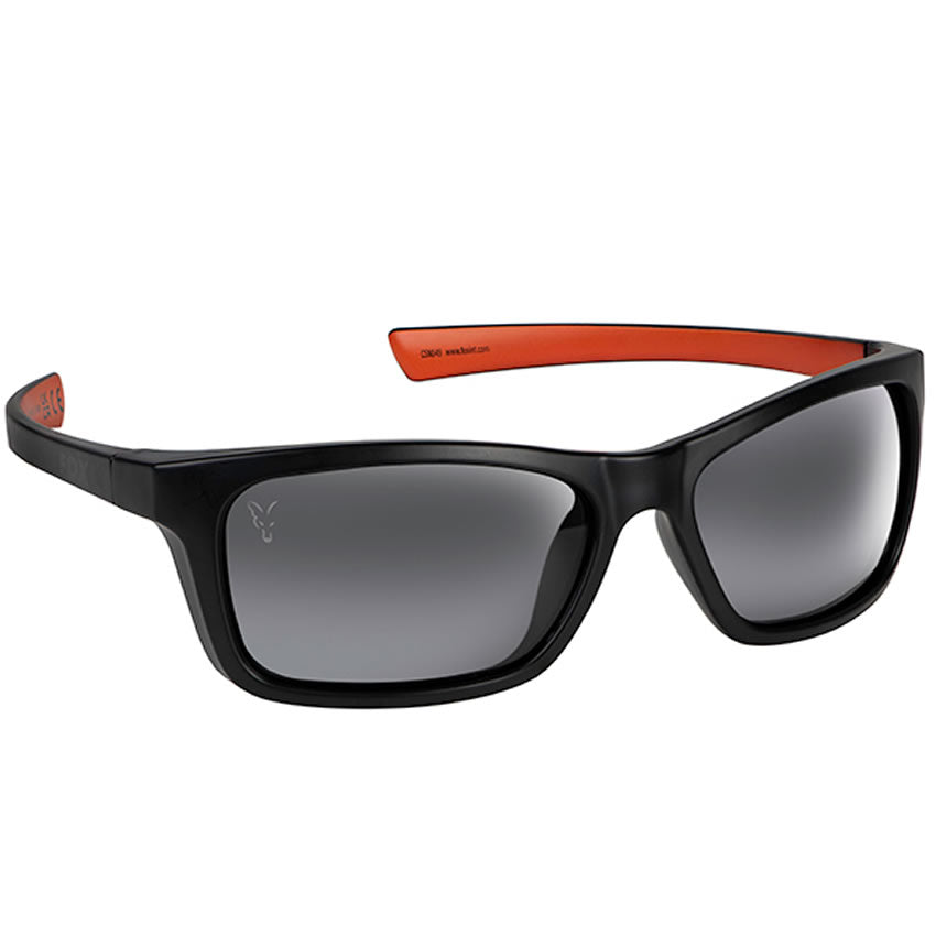 Ochelari de Soare Fox Collection Wraps Black &amp; Orange, Brown Lens