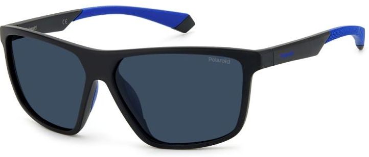 Ochelarii De Soare Polaroid PLD 7044 0VK/C3, Rectangular, 60mm, Black