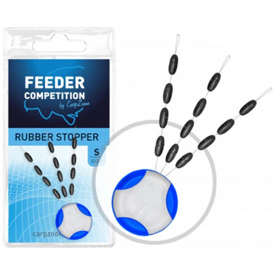 Opritoare Carp Zoom Feeder Competition Stoppers, Marime L, 12buc/pac