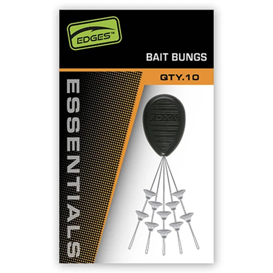 Opritoare Fox Edges Bait Bungs, Clear, 10buc/pac