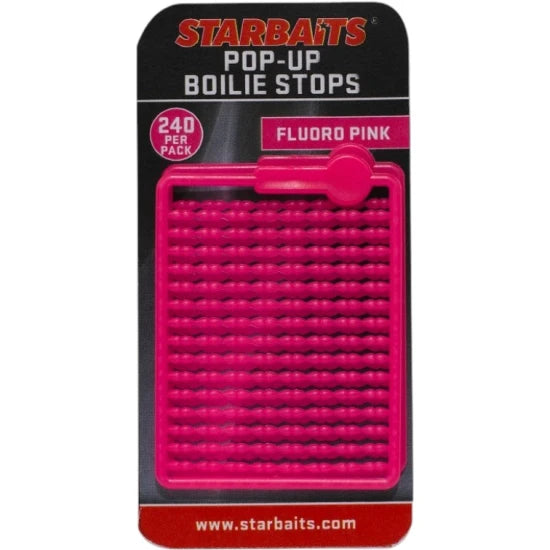 Opritoare Starbaits Bait Stopper Pop Up Fluo, Roz, 240buc/pac