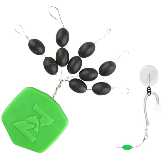 Opritoaretungsten Zfish Tungsten Oval Beads, 4mm, 10buc/pac