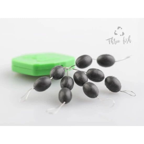 Opritoaretungsten Zfish Tungsten Oval Beads, 6mm, 10buc/pac