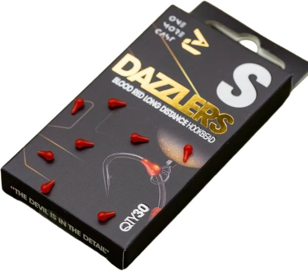 Opritor Carlig ONE MORE CAST Tackle Dazzlers Long Distance Hookbead, Red, 30buc/pac