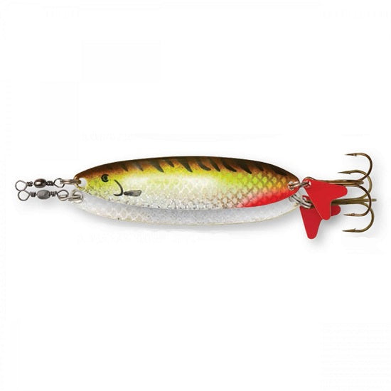 Oscilanta 16gr 65mm DAM Effzett Slim Standard Spoon Blue Chartreuse UV
