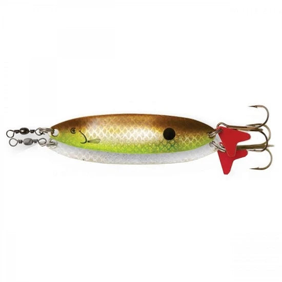 Oscilanta 16gr 65mm Dam Effzett Slim Standard Spoon Olive Silver Uv