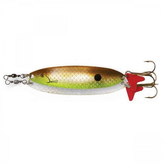 Oscilanta 32gr 95mm DAM Effzett Slim Standard Spoon Olive Silver UV