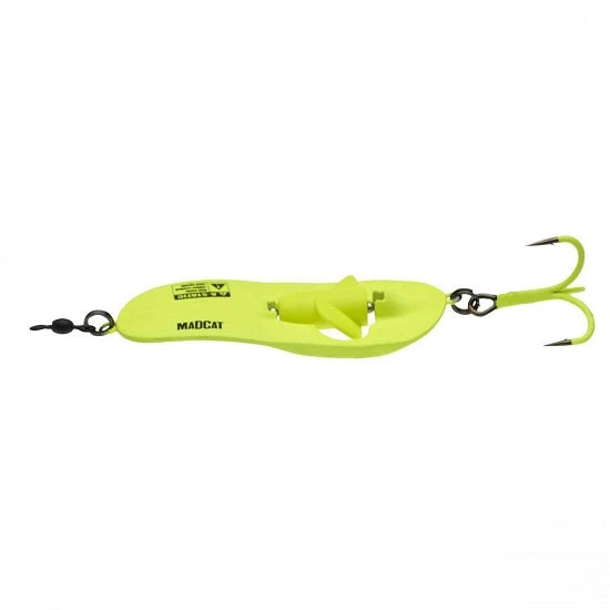 Oscilanta Madcat A-static Rattlin Spoons 110gr Fluo Yellow Uv