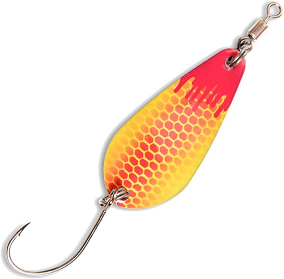 Oscilanta Magic Trout 2g 2.5cm Bloody Loony Spoon red/yellow  1/buc