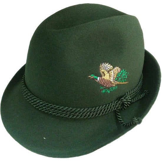 PALARIE TONAK VANATOR BRODERIE FAZAN VERDE MARIME 57