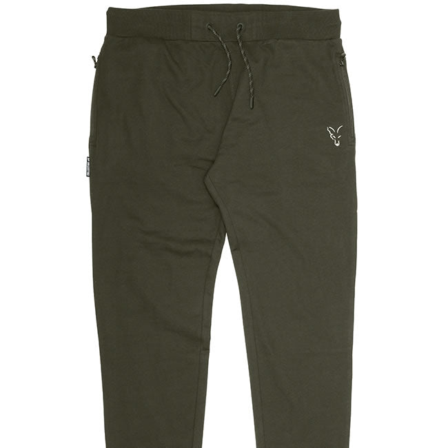 PANTALONI FOX COLLECTION GREEN AND SILVER LIGHTWEIGHT JOGGERS S