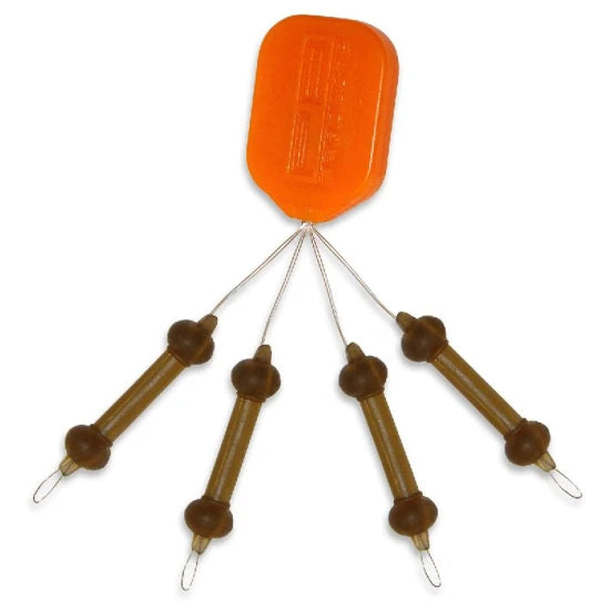 Pb Heli-chod Rubber  Beads X Small Weed 4 Buc/plic