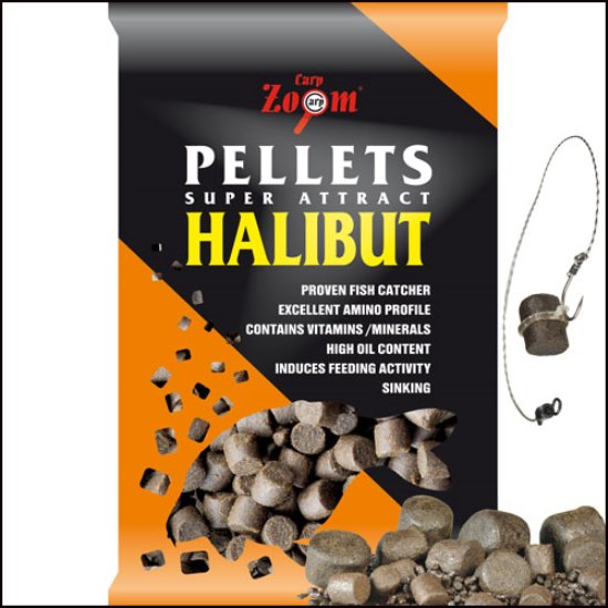 PELETE CARP ZOOM HALIBUT 16 MM 800GR