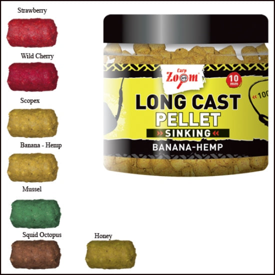 PELETE CARP ZOOM LONG CAST SINKING 10MM SCOPEX