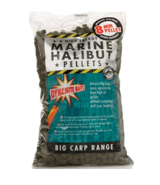 PELETE DYNAMITE BAITS MARINE HALIBUT 14MM