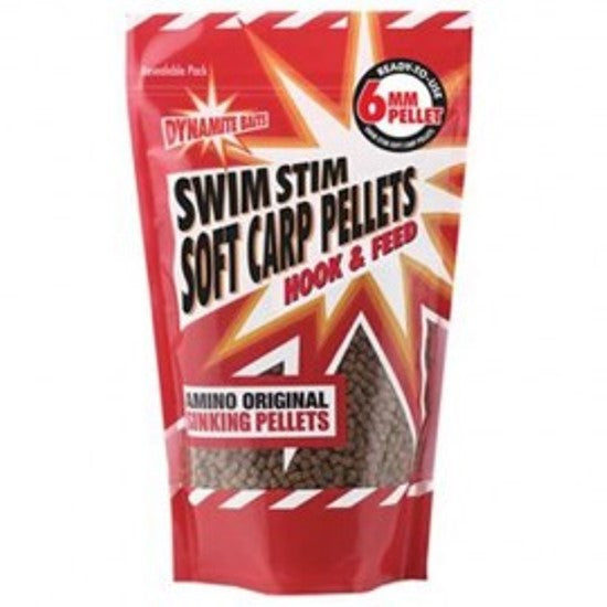 PELETE DYNAMITE BAITS SWIM STIM ORIGINAL HOOK AND FEED PELLETS 8MM
