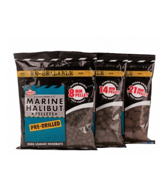 PELETE GAURITE DYNAMITE BAITS MARINE HALIBUT 14MM