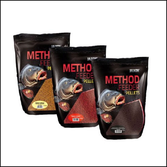PELETE JAXON METHOD FEEDER STRAWBERRY 4mm 500g